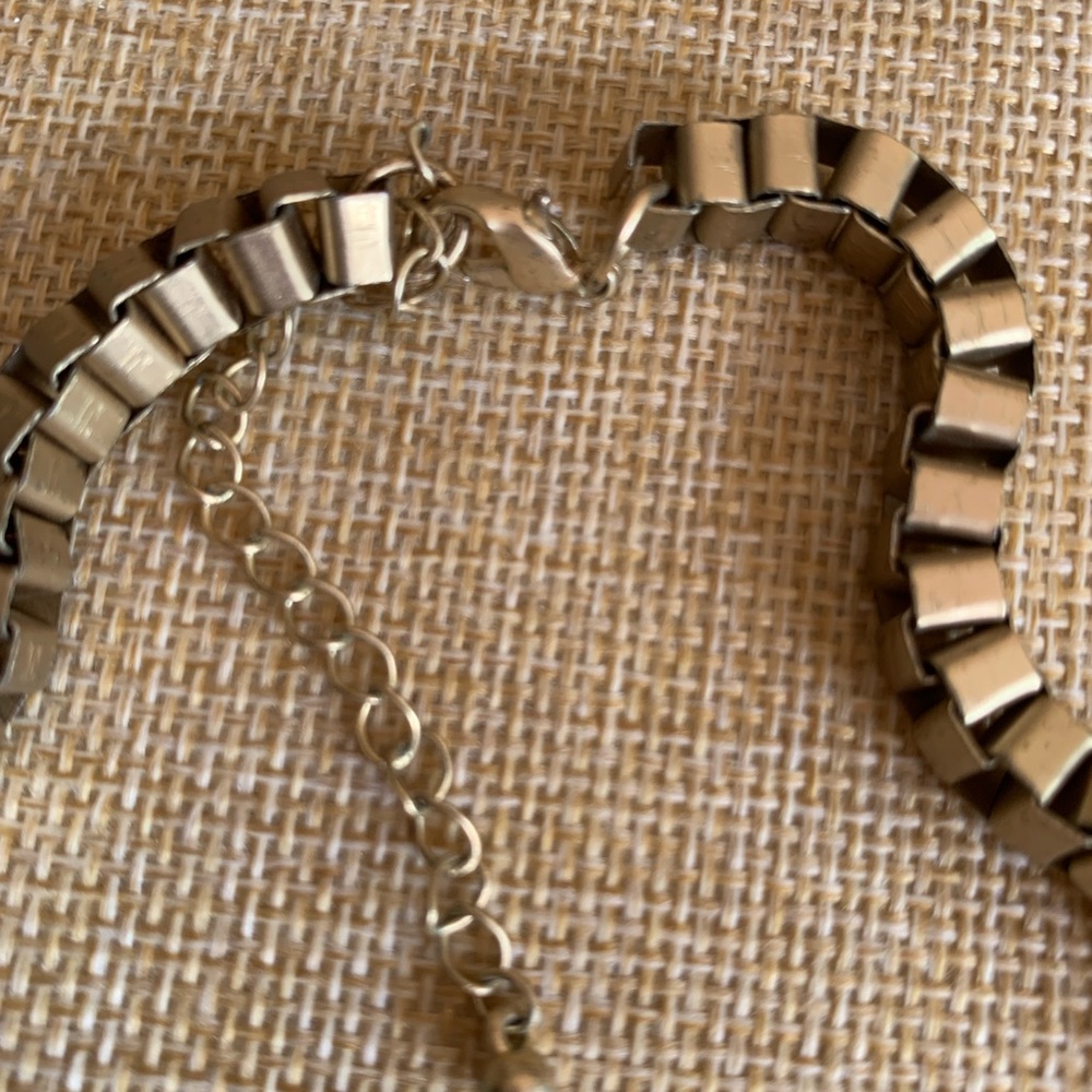 Unique Orange Statement Necklace. Thick Link Chai… - image 3